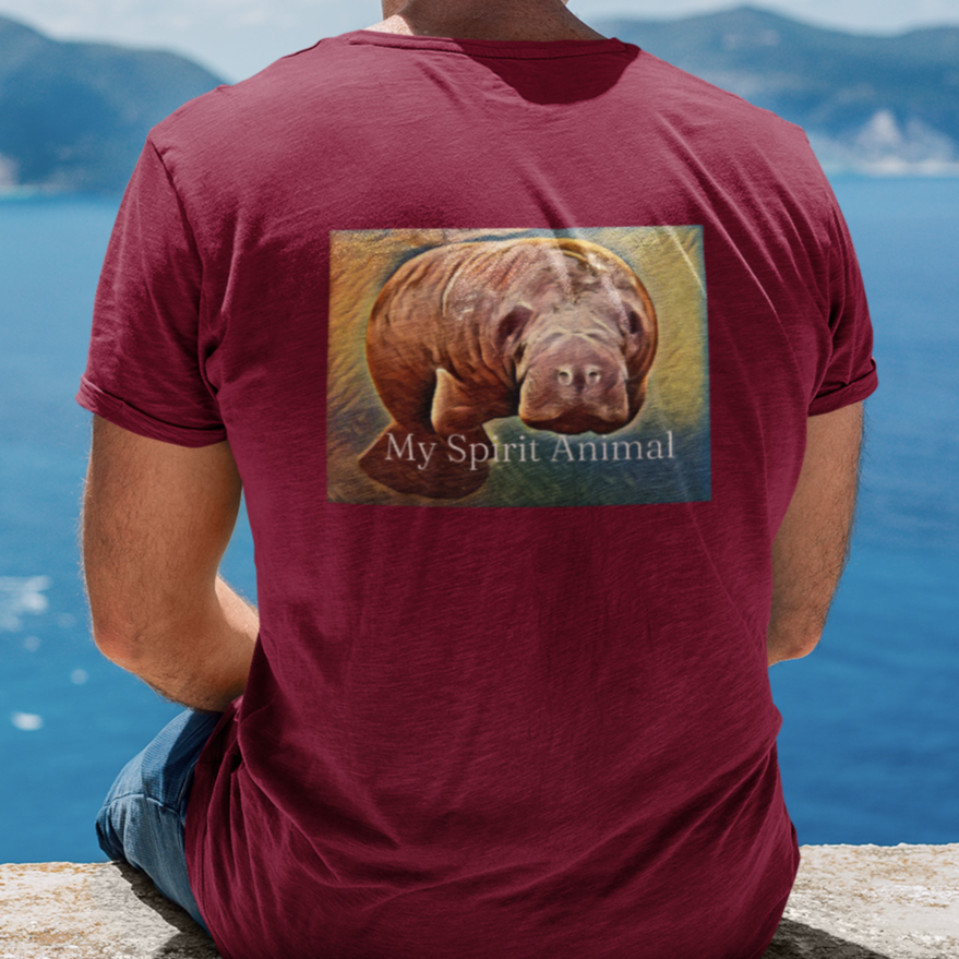 Manatee Spirit Animal T-Shirt | Mens