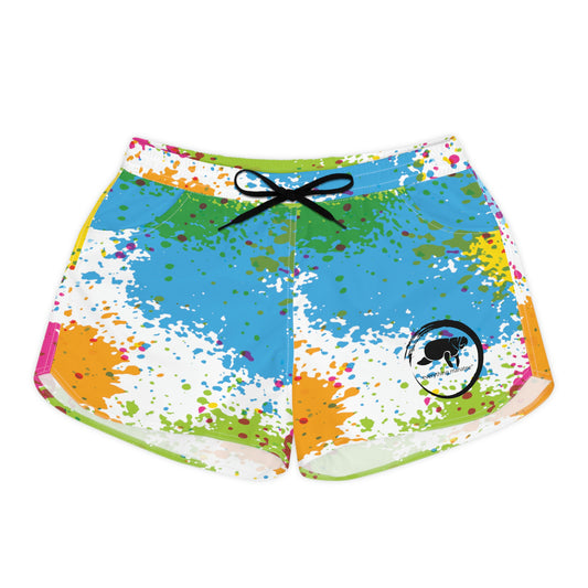 Happy Splatter Casual Shorts | Womens