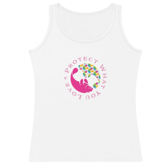 Happy Splatter Manatee Tank Top | Womens