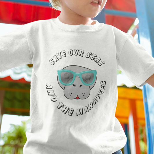 Save Our Seas and the Manatees T-Shirt | Toddler