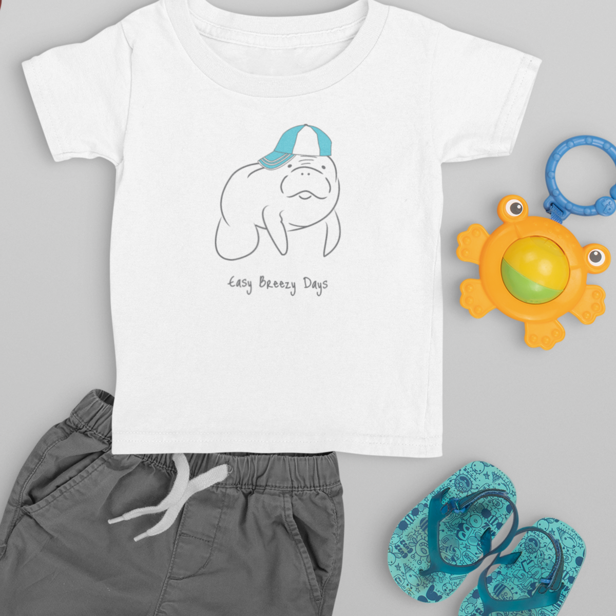 Easy Breezy Manatee T-Shirt | Baby