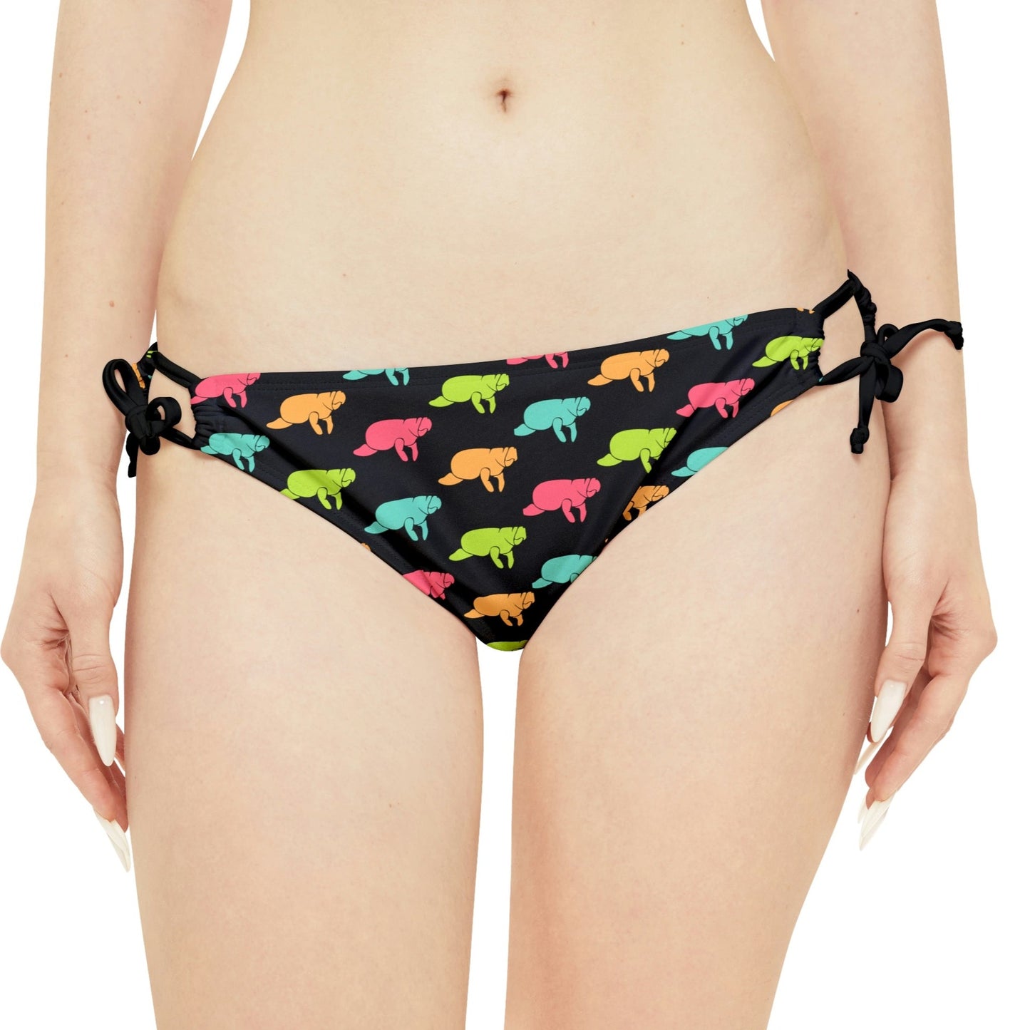 Manatee Print Strappy Bikini Set | Womens