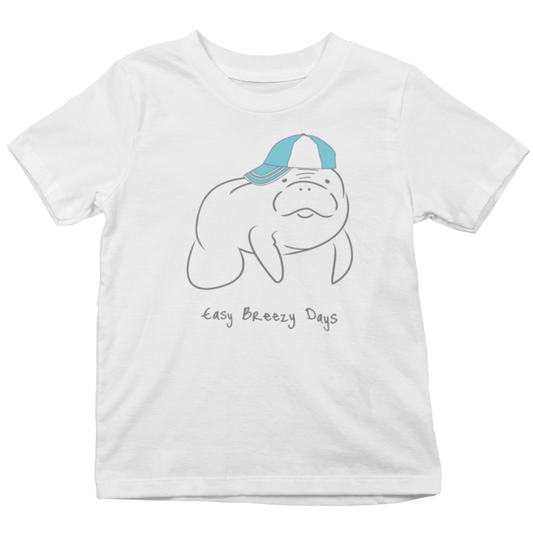 Easy Breezy Days Manatee T-Shirt | Toddler
