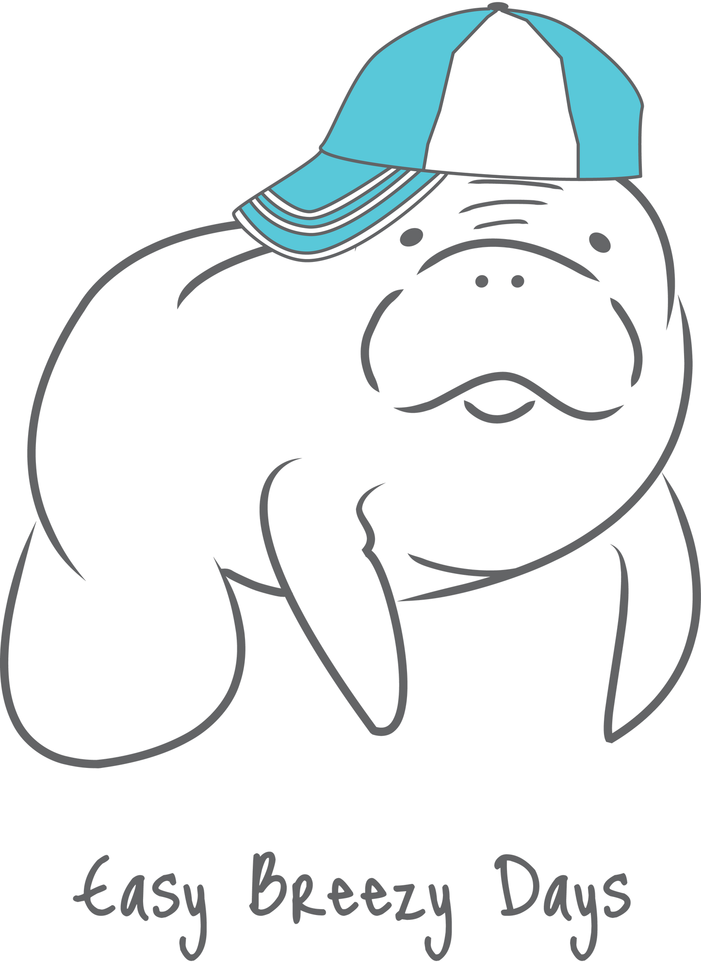 Easy Breezy Manatee T-Shirt | Baby