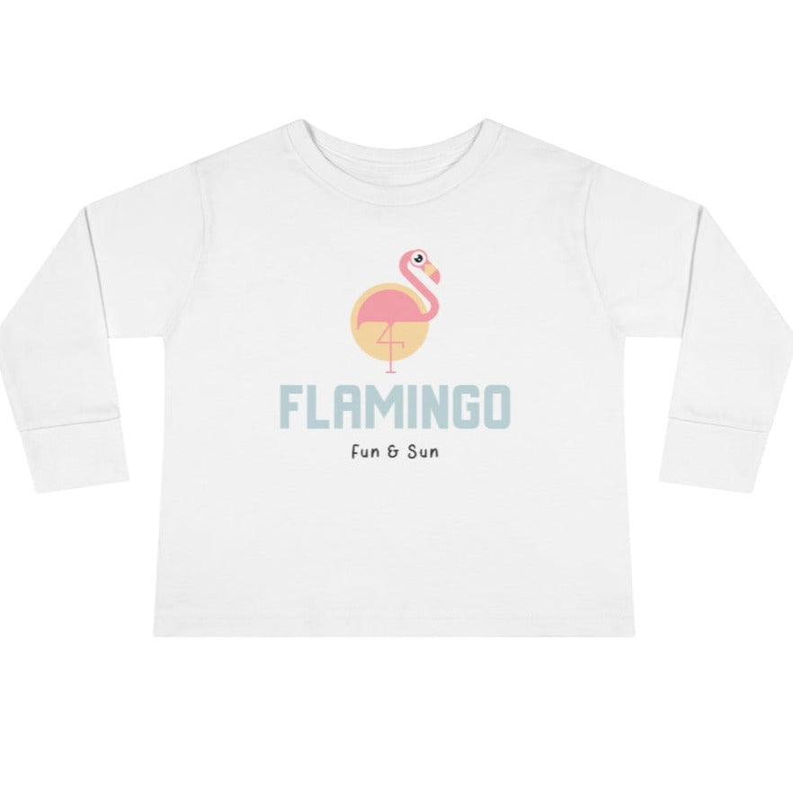 Flamingo Fun & Sun Long Sleeve T-Shirt | Toddler