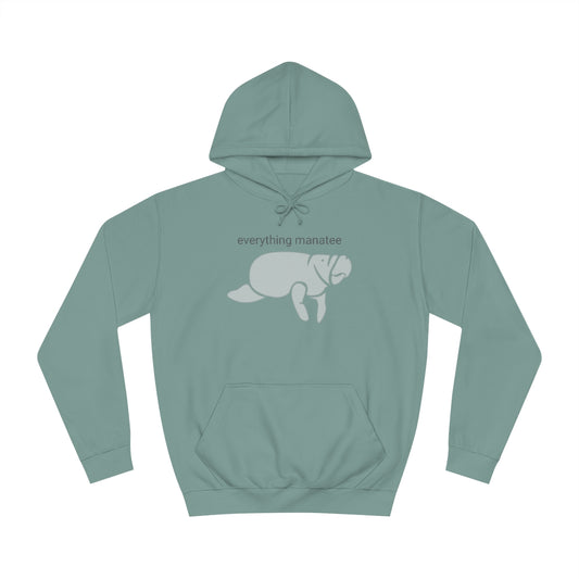 Dusty Green Manatee Hoodie | Mens
