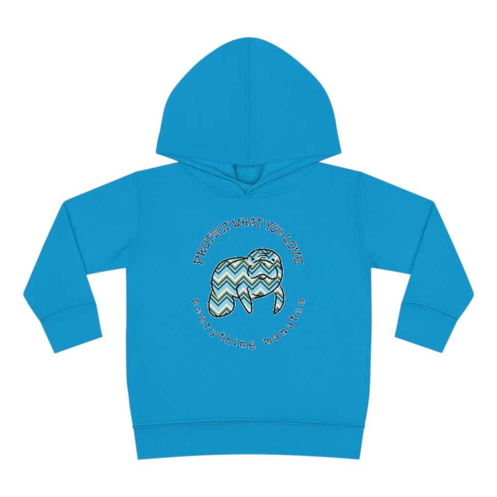 Chevron Print Manatee Hoodie | Toddler