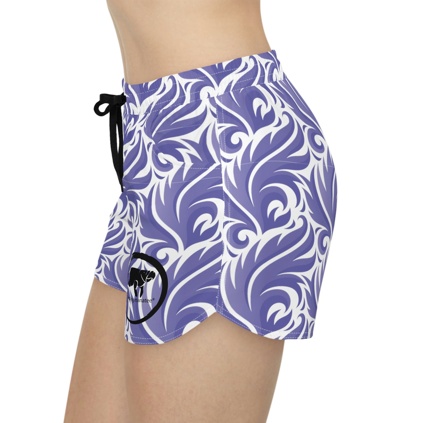Purple Plume Casual Shorts | Womens