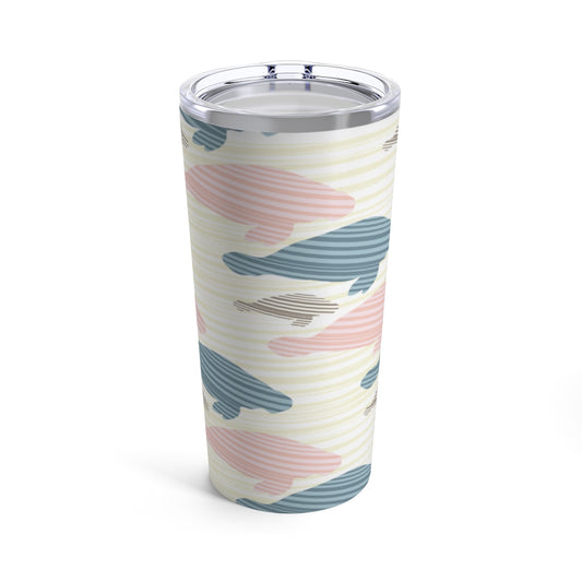 Pastel Manatee Print Tumbler 20oz