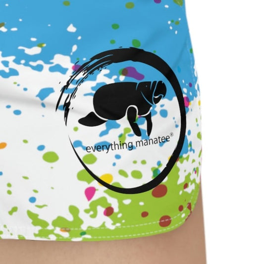 Happy Splatter Casual Shorts | Womens