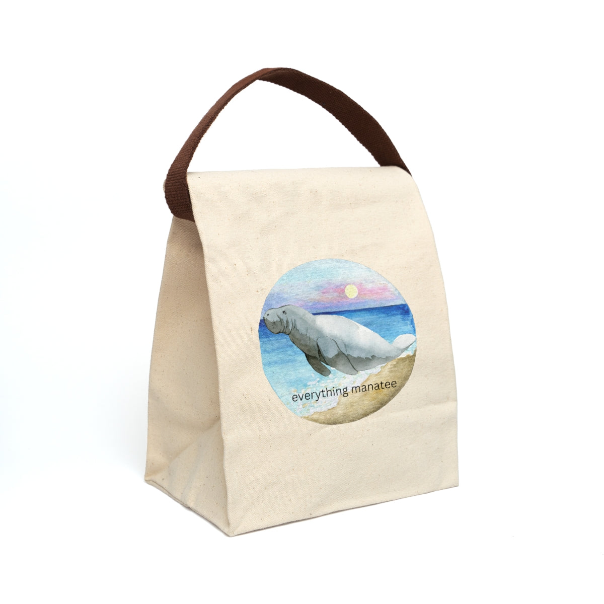 Sunset Manatee Lunch Bag | Womens