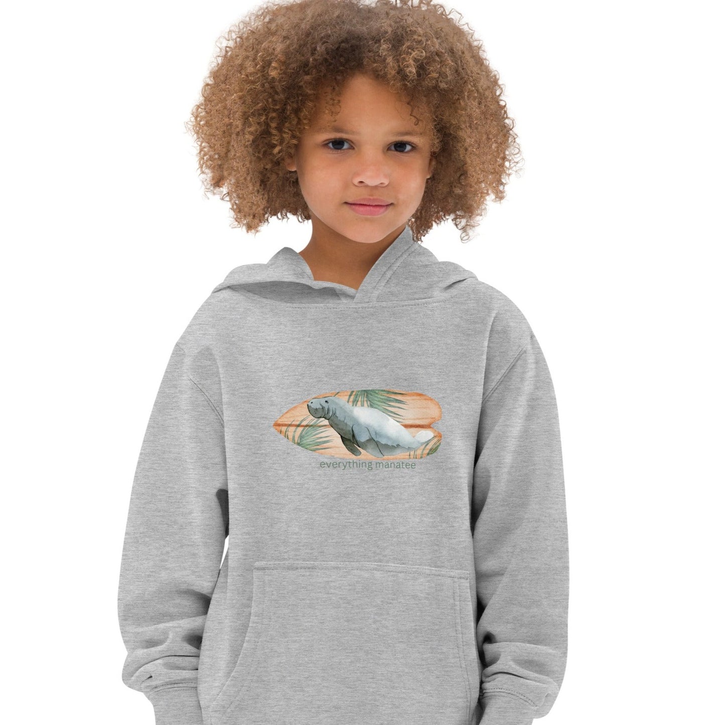 Vintage Surf Manatee Hoodie | Youth