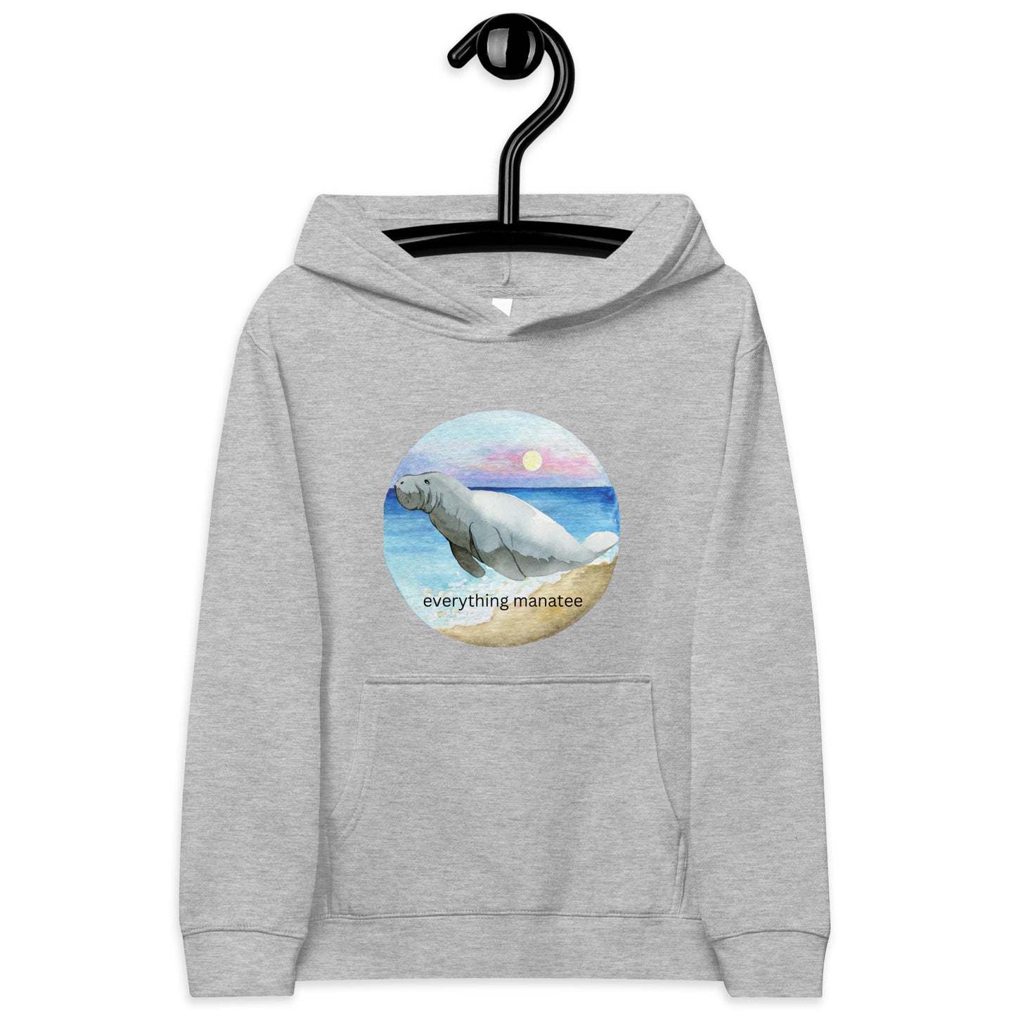 Sunset Manatee Hoodie | Youth