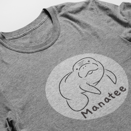 Grey Manatee Long Sleeve Tee | Toddler