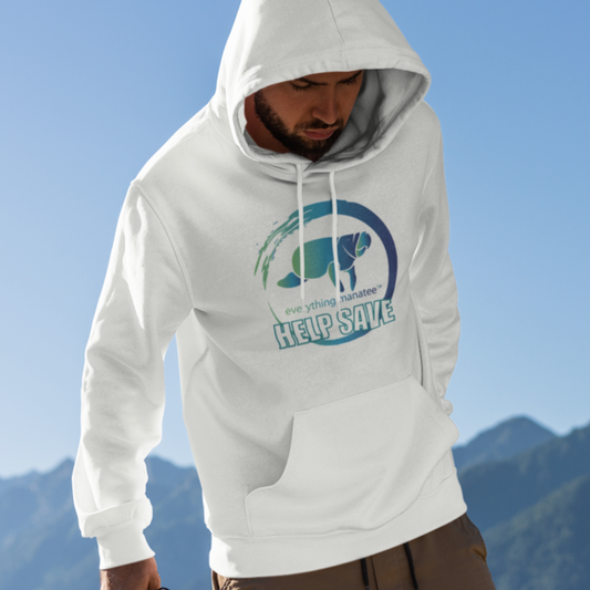 Help Save The Manatee Hoodie | Mens