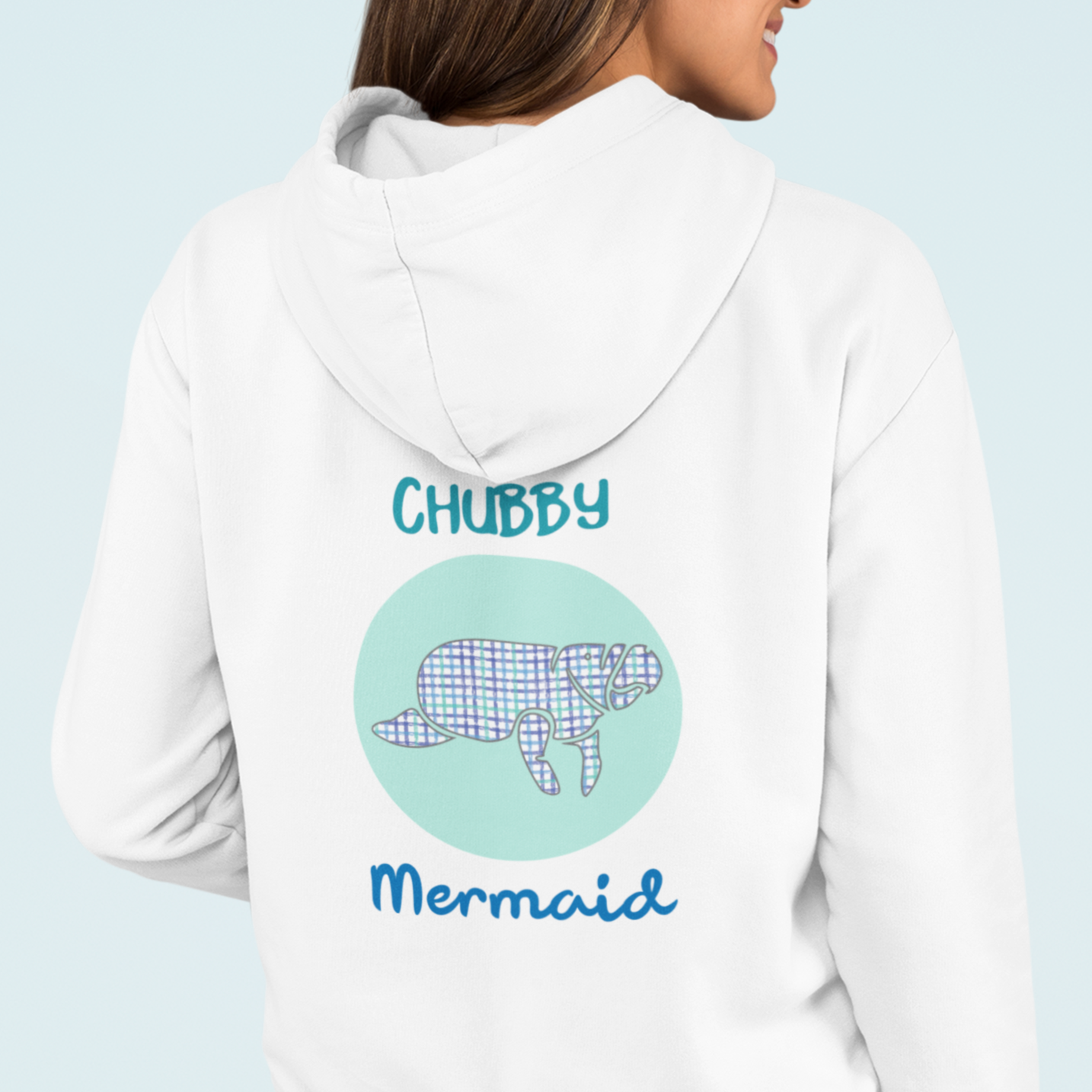 Mermaid Manatee Hoodie | Womens