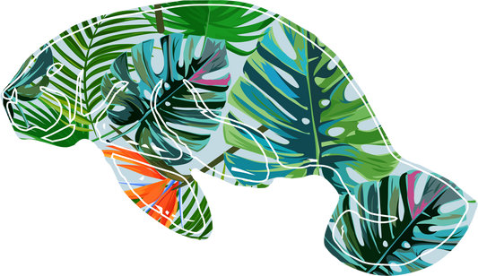 Paradise Manatee Hoodie | Unisex