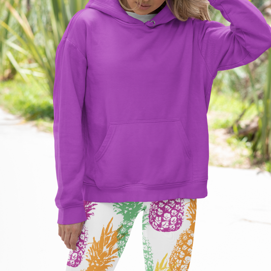 Happy Pineapple Print Yoga Shorts | Womens