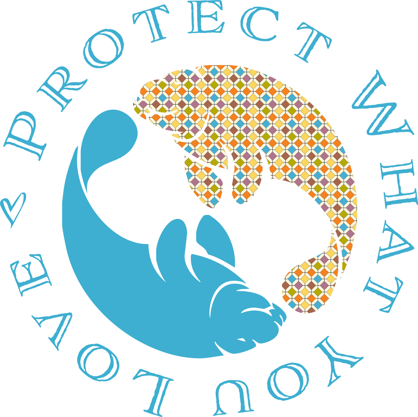 Blue Manatee Twins Tank Top | Womens