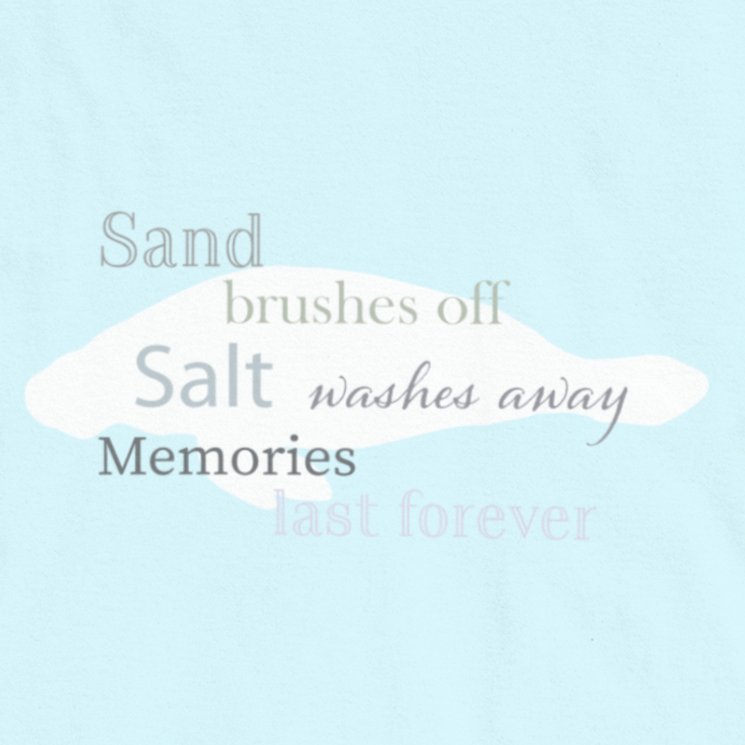 Memories Last Forever Manatee Hoodie | Womens