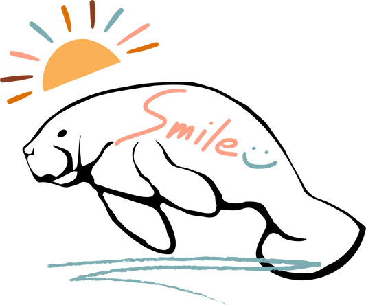 Smile Manatee Premium Organic T-Shirt | Youth