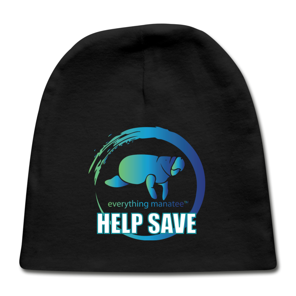 Help Save Manatee Cap | Baby - black
