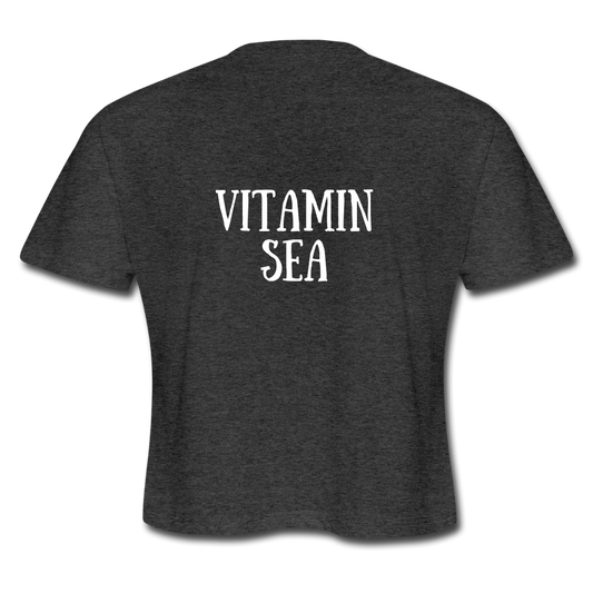 Vitamin Sea Cropped T-Shirt | Womens - deep heather