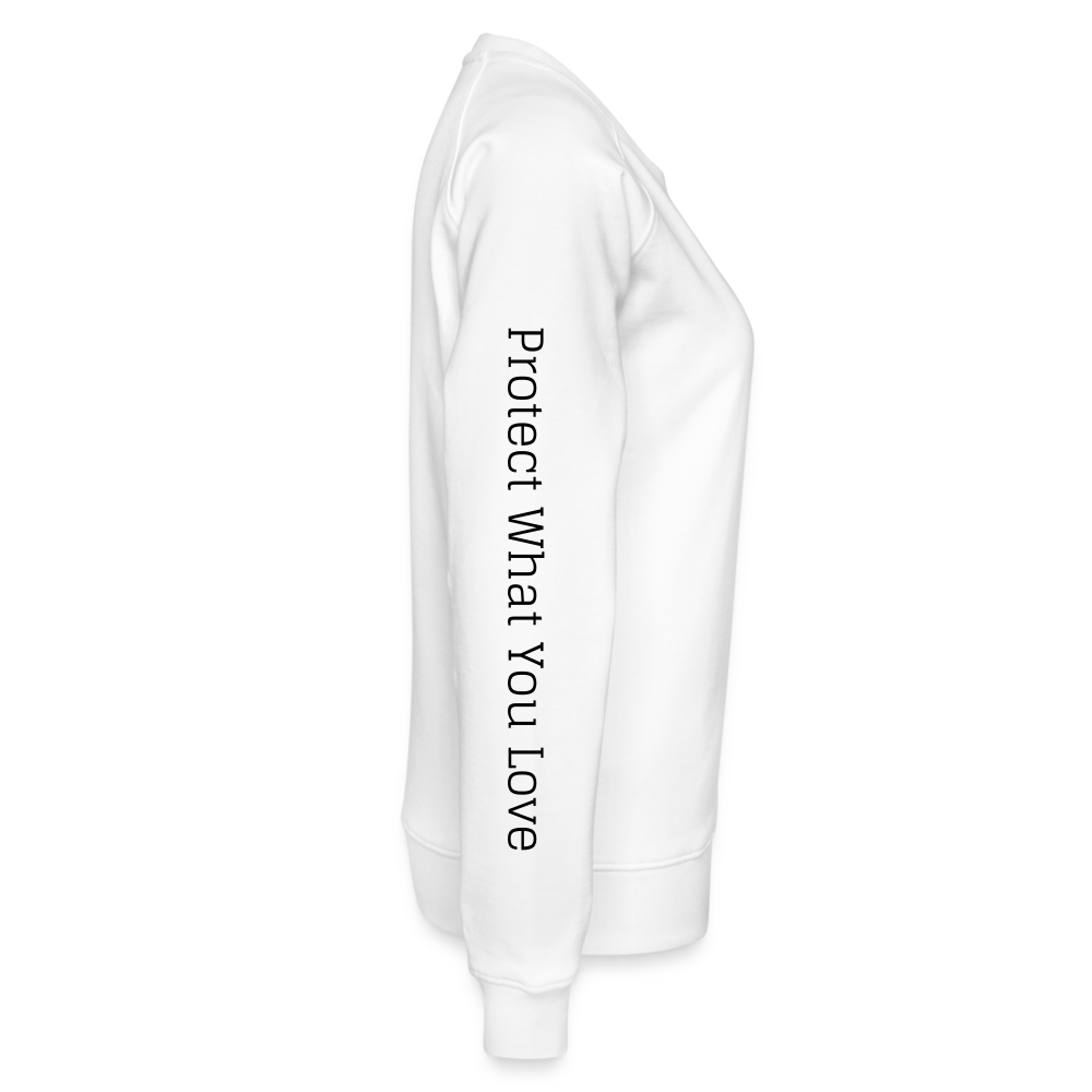 Silhouette Manatee Sweatshirt | Womens - white