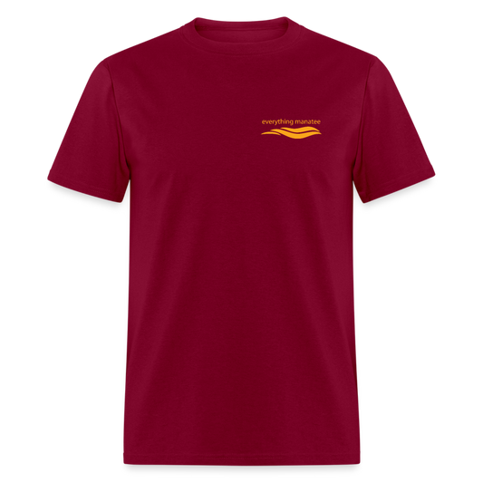Manatee Spirit Animal T-Shirt | Unisex - burgundy