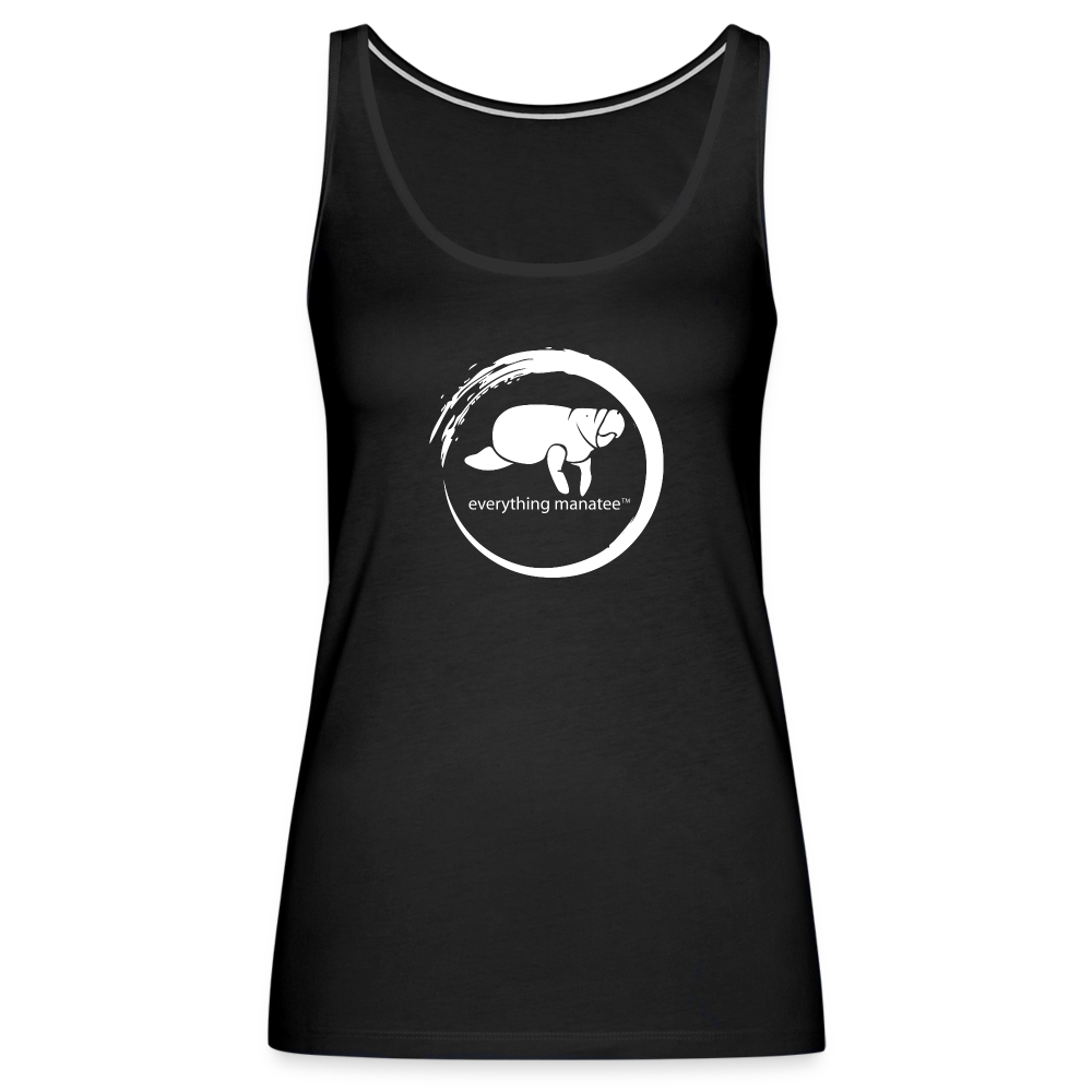 Manatee Wave Black Tank Top | Womens - black