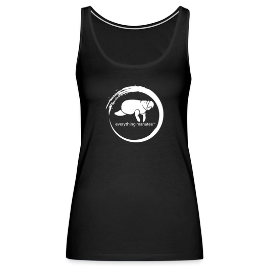 Manatee Wave Black Tank Top | Womens - black