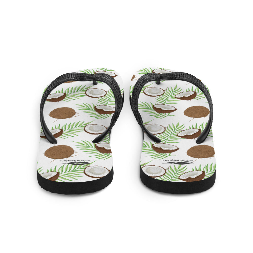 Coconut and Palm Flip-Flops