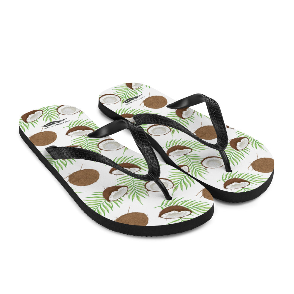 Coconut and Palm Flip-Flops