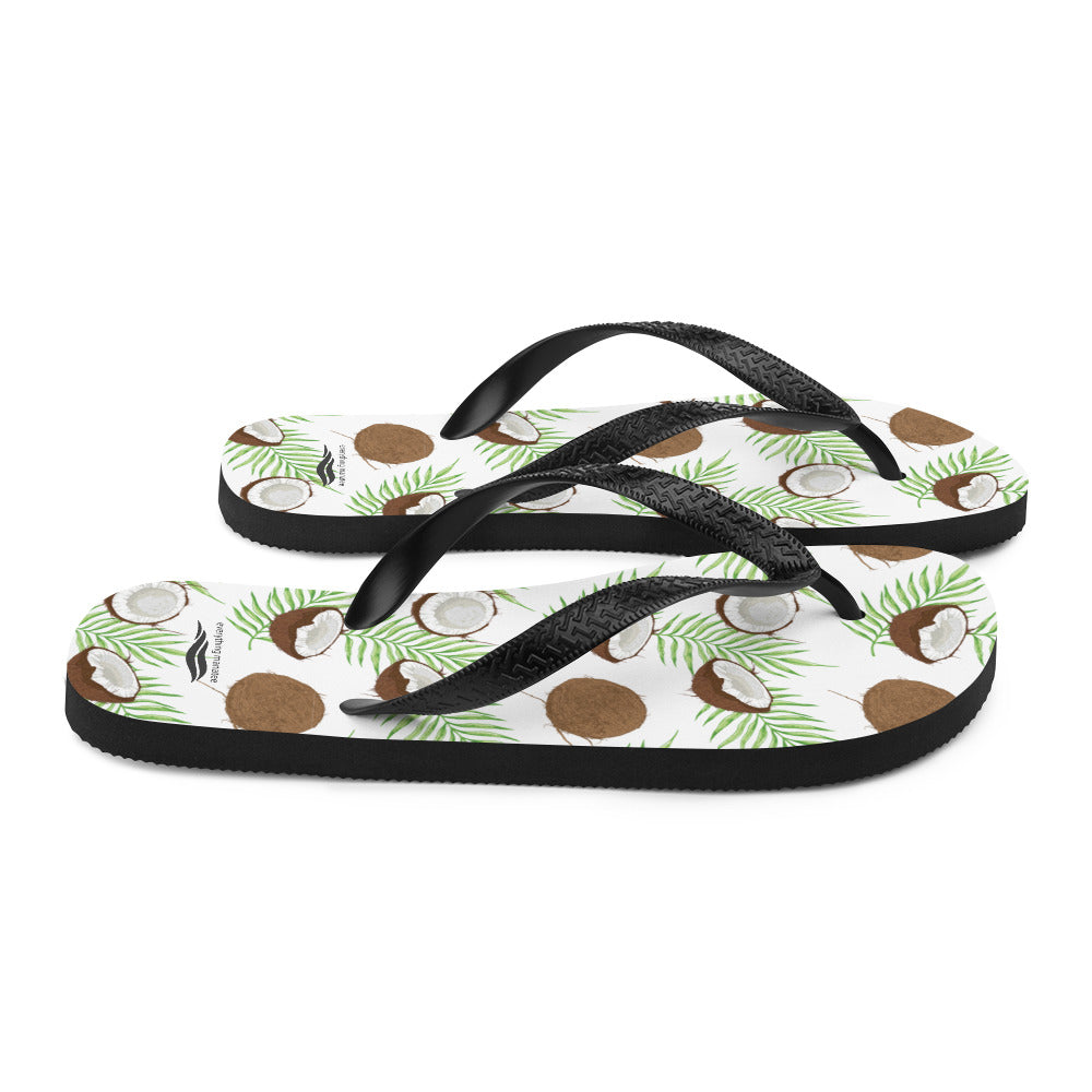 Coconut and Palm Flip-Flops