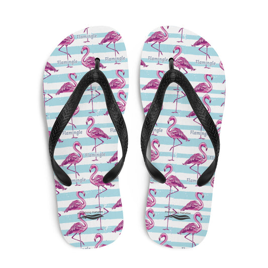 Flamingo Flamingle Flip-Flops