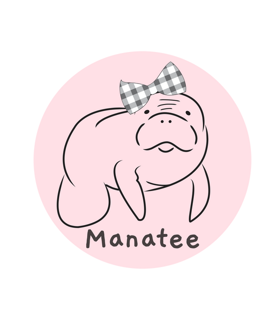 Baby Manatee Long Sleeve T-Shirt | Toddler Girl