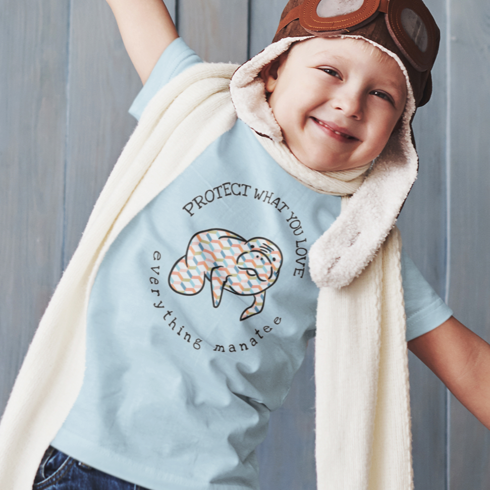 Manatee Ice Blue T-Shirt