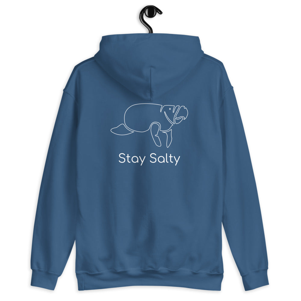 Stay Salty Manatee Hoodie | Mens