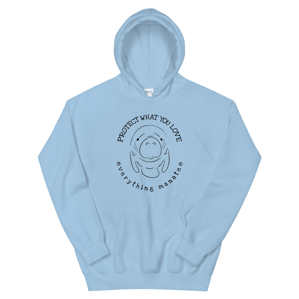 Protect What You Love Manatee Hoodie | Womens