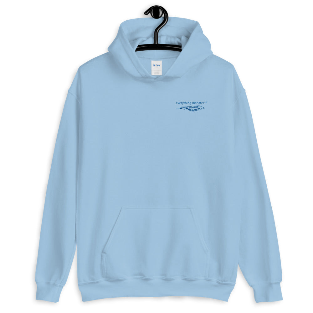 Twin Manatee Blue Hoodie | Mens