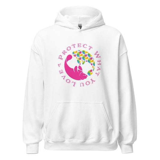 Happy Splatter Manatee Hoodie | Womens