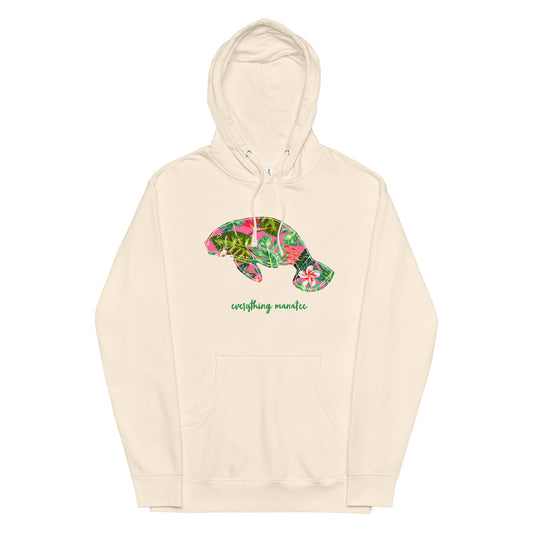 Pink Tropics Manatee Hoodie | Womens