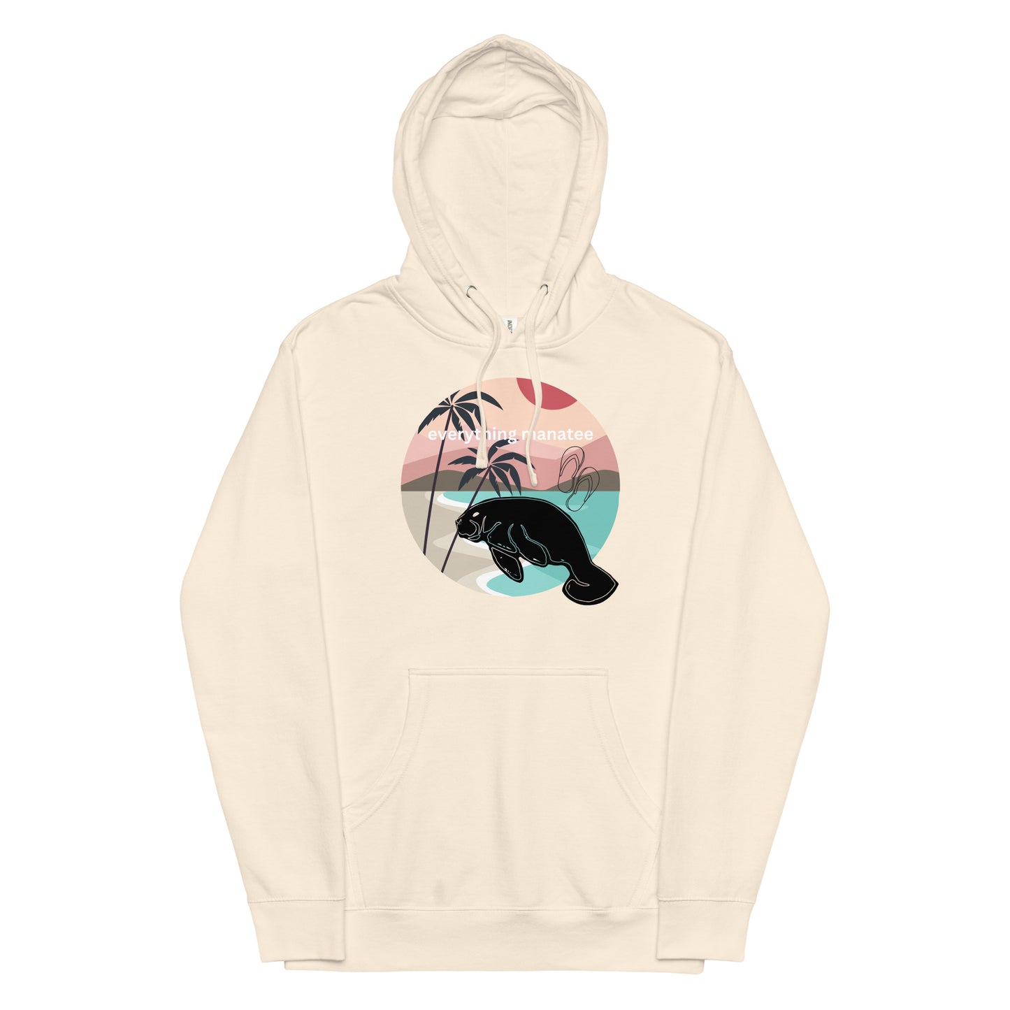 Beach Vibes Manatee Hoodie | Womens