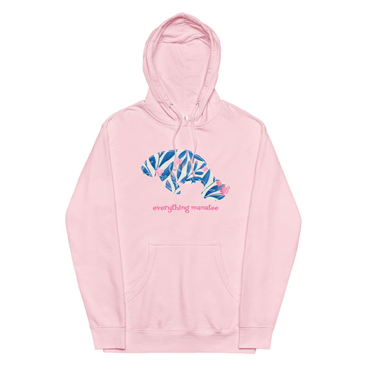 Pink Blossom Manatee Hoodie | Womens
