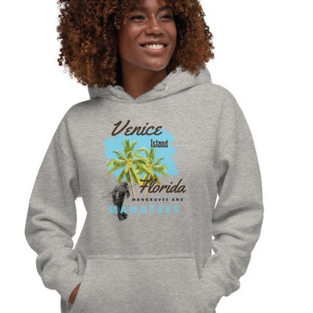 Venice Island Manatee Hoodie | Womens