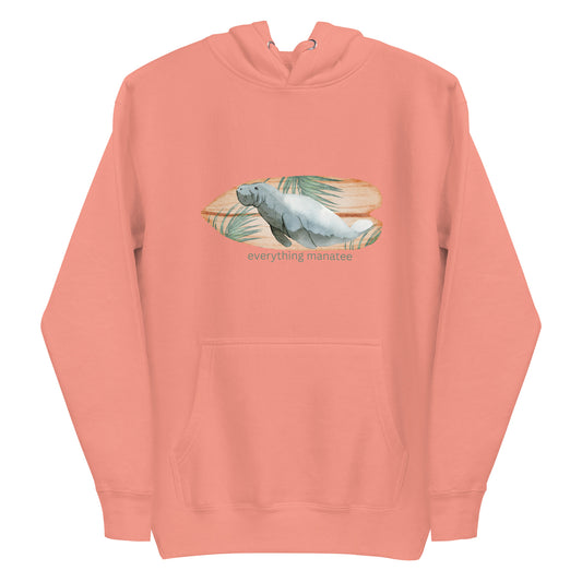 Surf Board Manatee Hoodie | Mens