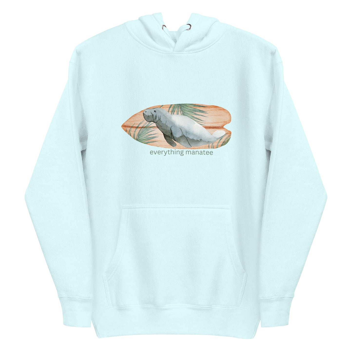 Surf Board Manatee Hoodie | Womens