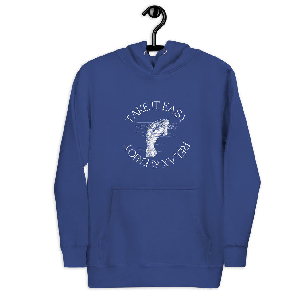 Take It Easy Manatee Hoodie | Womens
