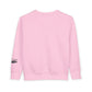 Pink sweatshirt on a white background