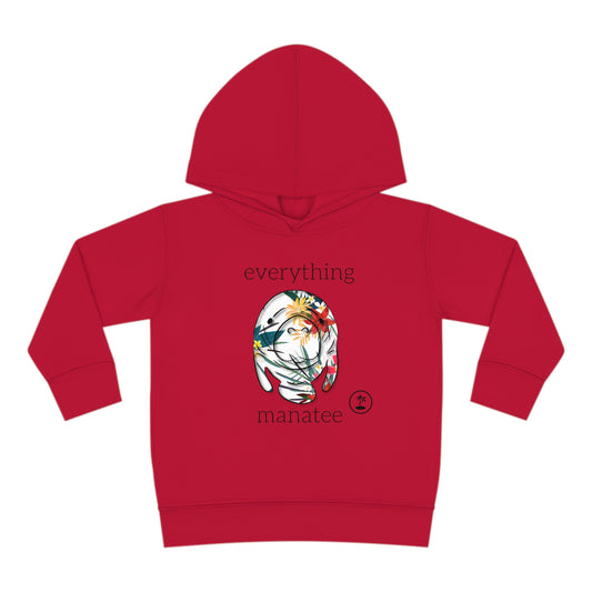 Mango The Manatee & Tropical Florals Hoodie | Toddler